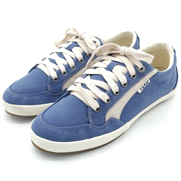 Taos Shooting Star Indigo Distressed Blue Women's Sneaker Size 8.5 M - Picture 4 of 8